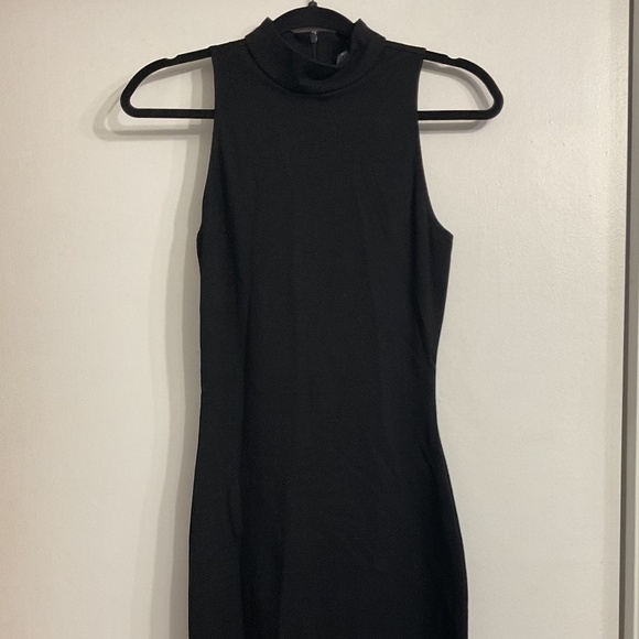 New Black Mock Neck Dress - Picture 1 of 2